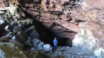 Campaña 2019. Entrada a la cueva de Cantodota