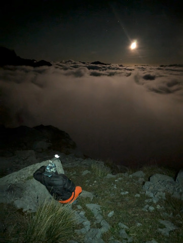 Nocturno desde la boca de la torca